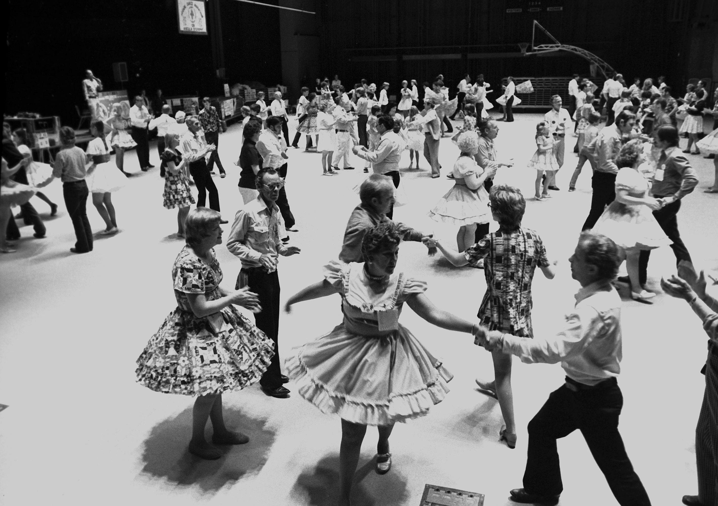 dancing marathon at UTA, 1976