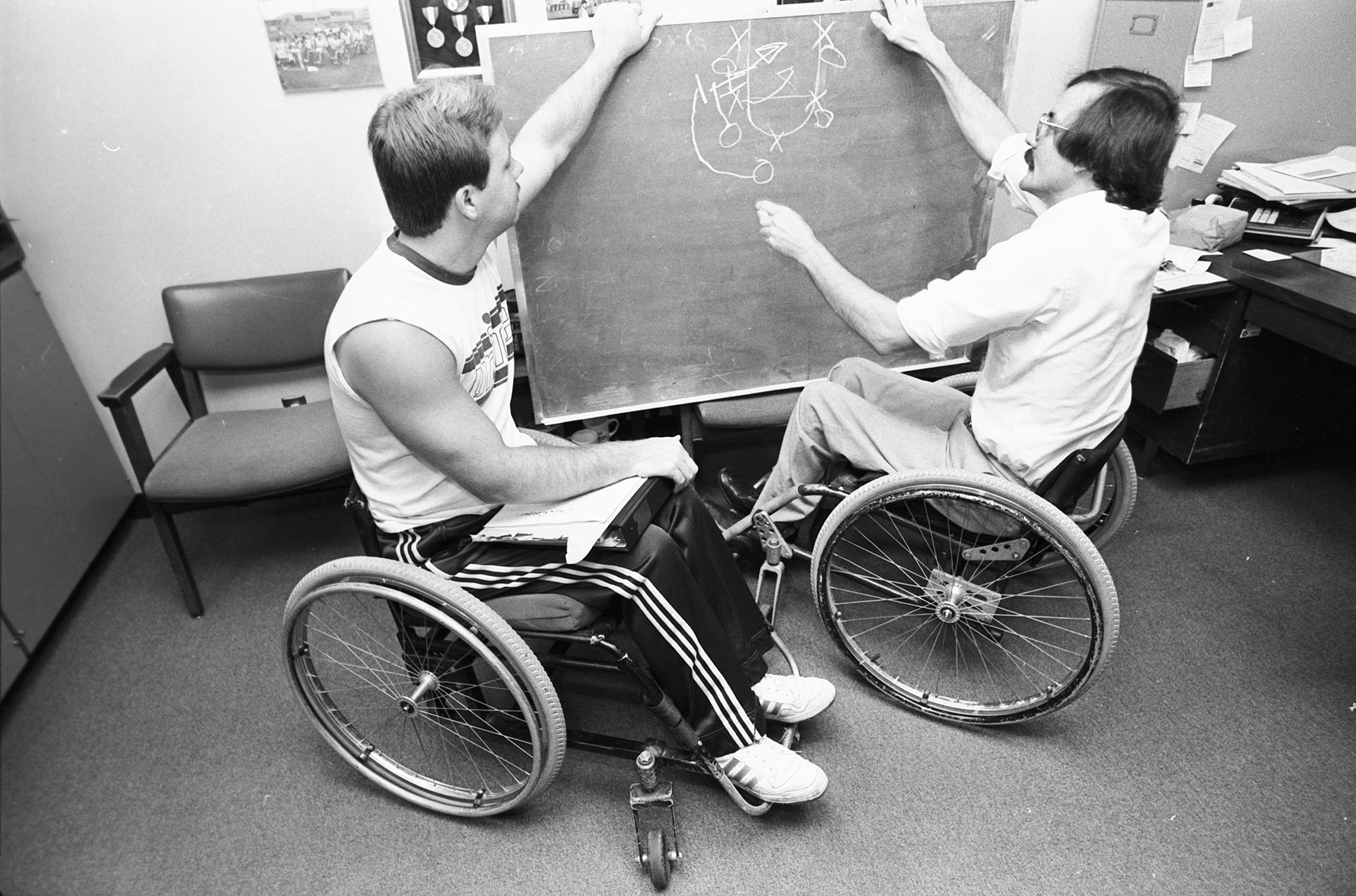 Chris Cooper and Jim Hayes 1984
