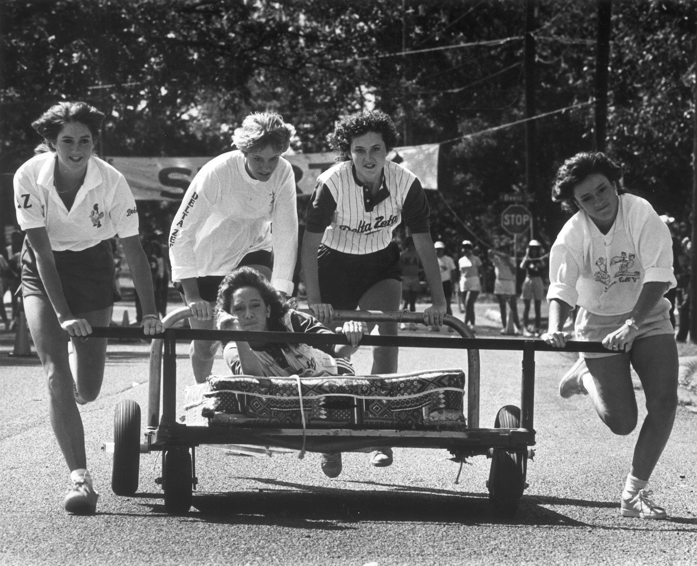 Bed Races, c. 1981.